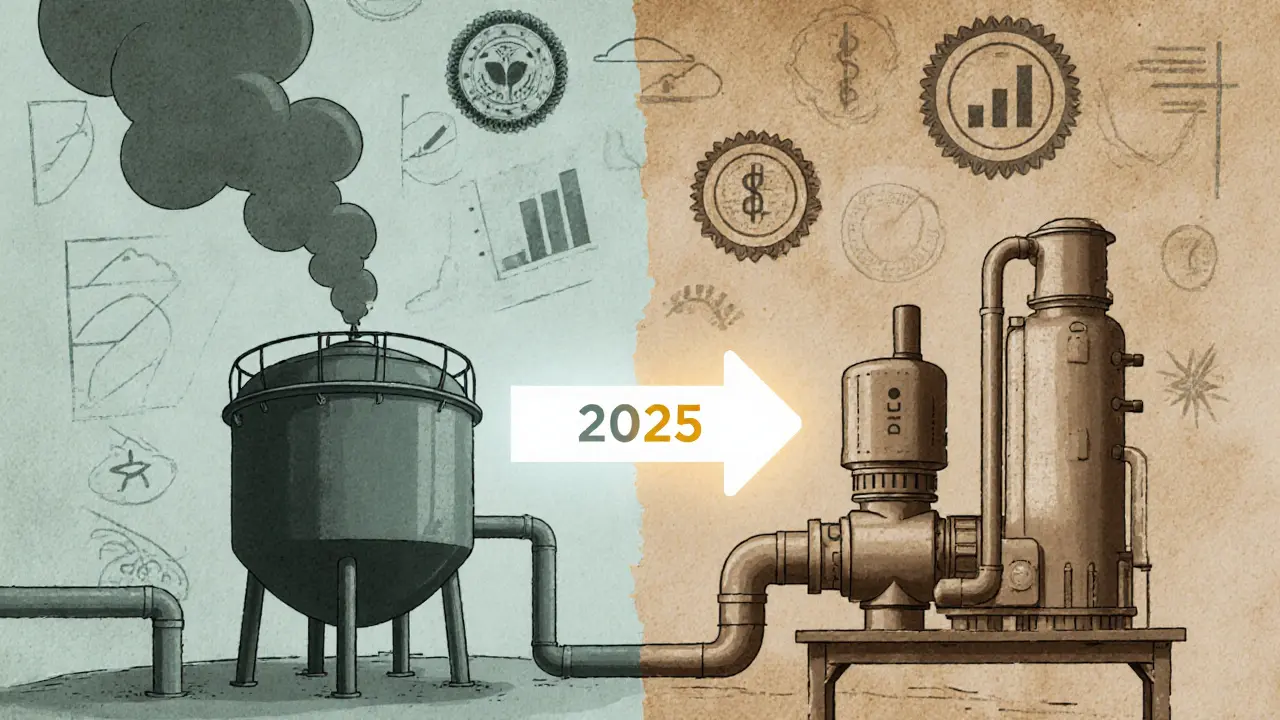 Сравнение устаревшей и современной технологии очистки в промышленном цеху