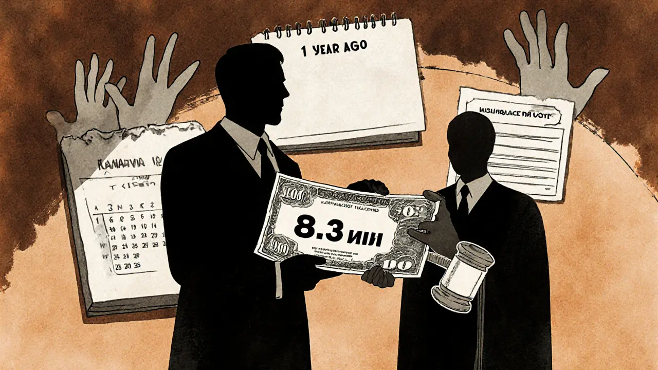 Бывший директор получает счёт в суде, за спиной — тени прошлого и едва видимая страховка.