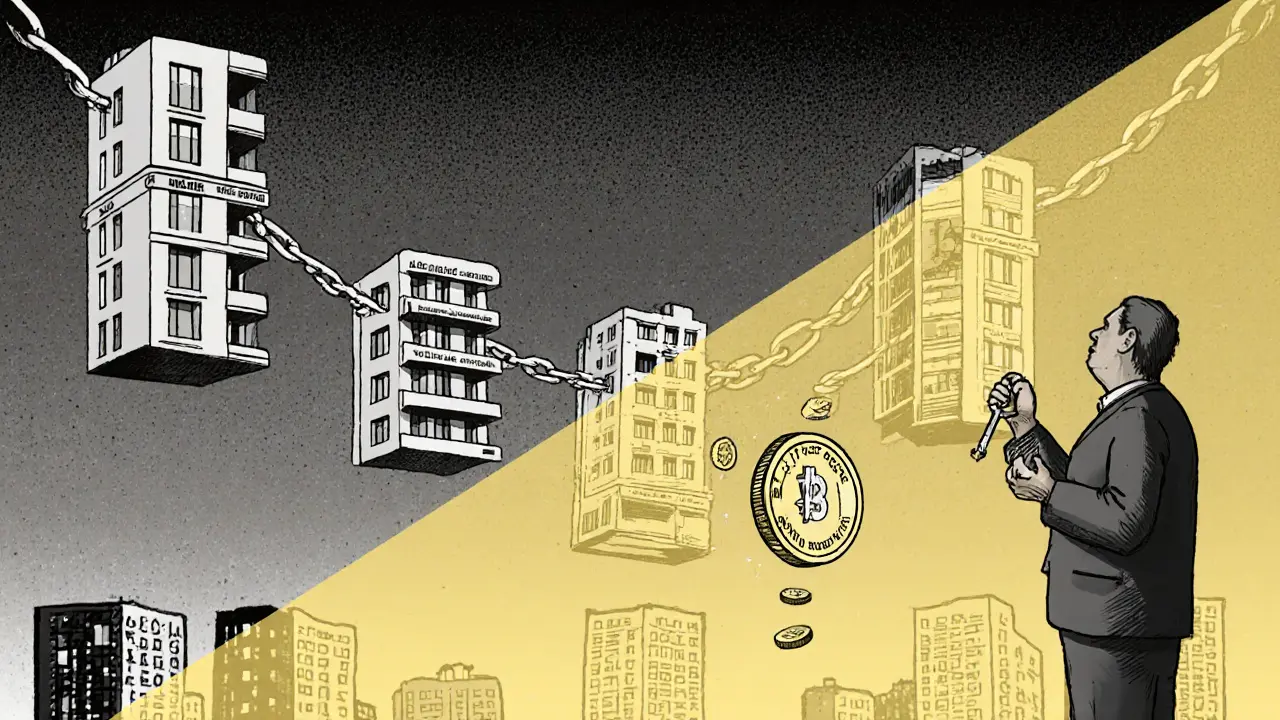 Цепочка квартир с обрывом одной ссылки, депозит падает в пропасть, риелтор держит ключ залога.