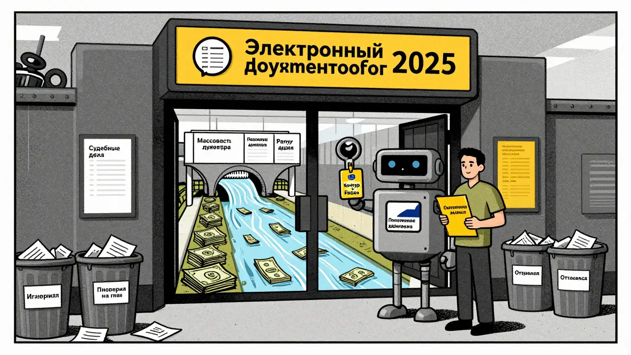 Цифровые ворота с проверкой контрагентов, охраняемые роботом и человеком.