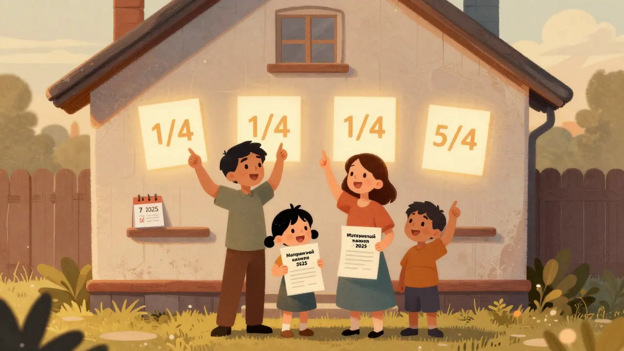 Регистрация долей детей при использовании материнского капитала: порядок в 2025 году