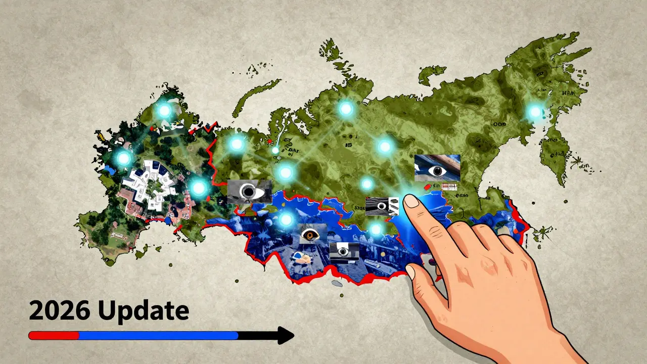 Цифровая карта России с пилотными регионами, где ИИ сокращает разницу между кадастровой и рыночной стоимостью.