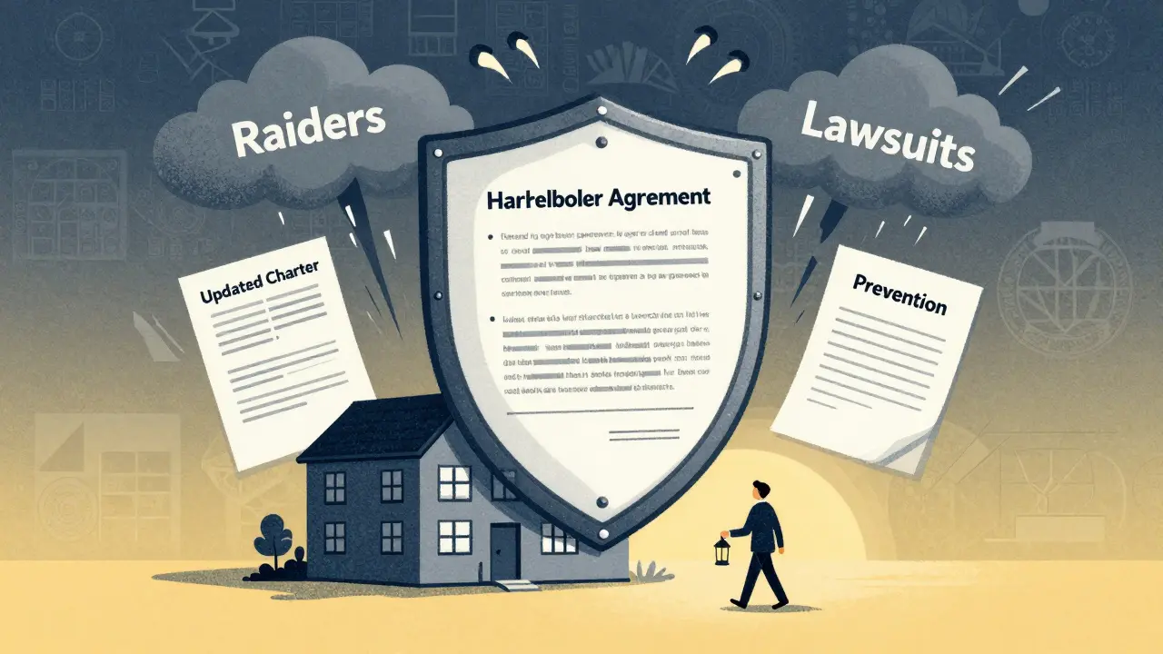 Защитный щит из юридических документов охраняет бизнес от атак рейдеров и судебных исков.