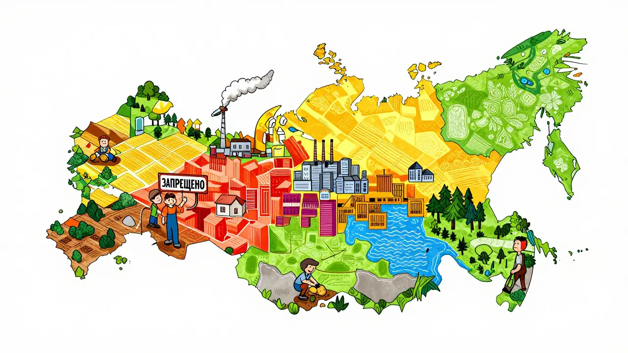 Категории земель: классификация по целевому назначению в России