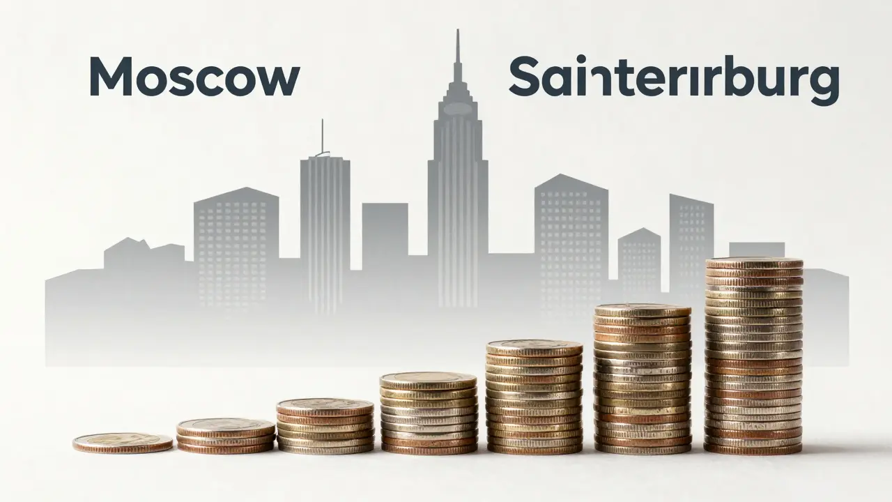 Сравнение стоимости юридических услуг в Москве и Санкт-Петербурге