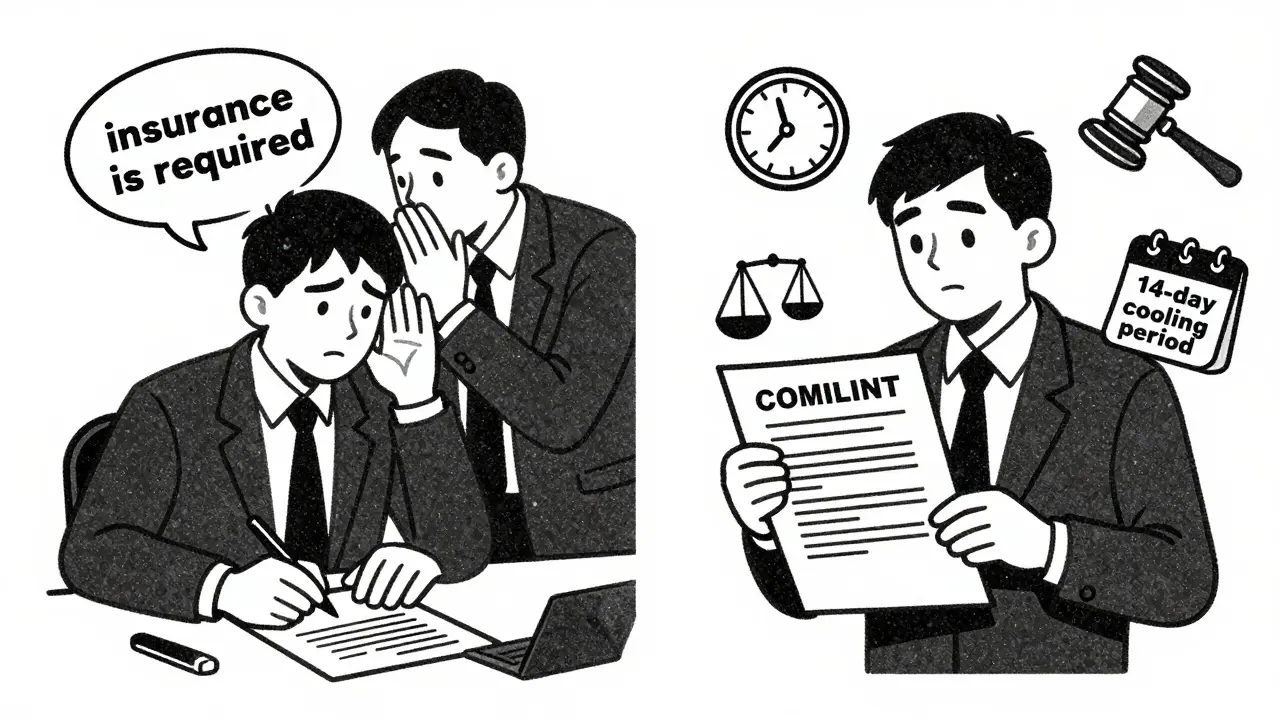 Клиент подписывает кредитный договор под давлением, но позже подает претензию с учетом периода охлаждения.