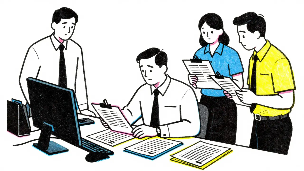 Составление протокола изъятия при свидетелях в офисе