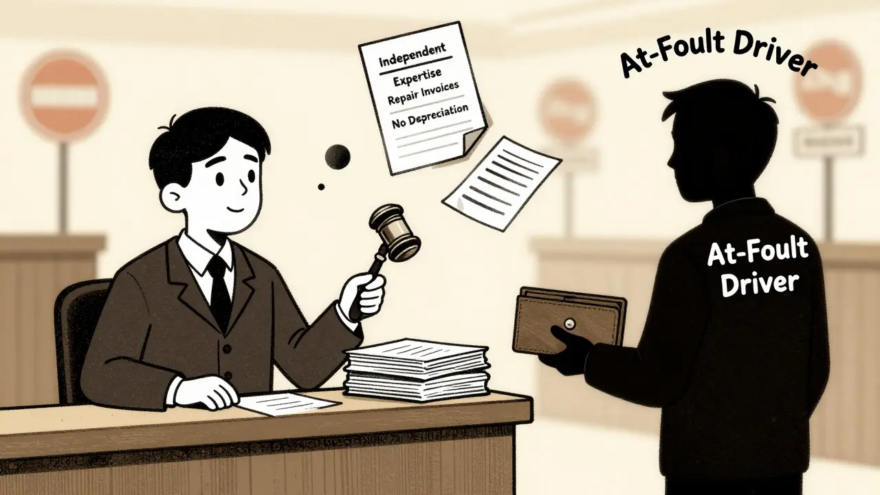 Судебное заседание: истец подаёт документы, ответчик с пустым кошельком, судья с ключом-молотком.