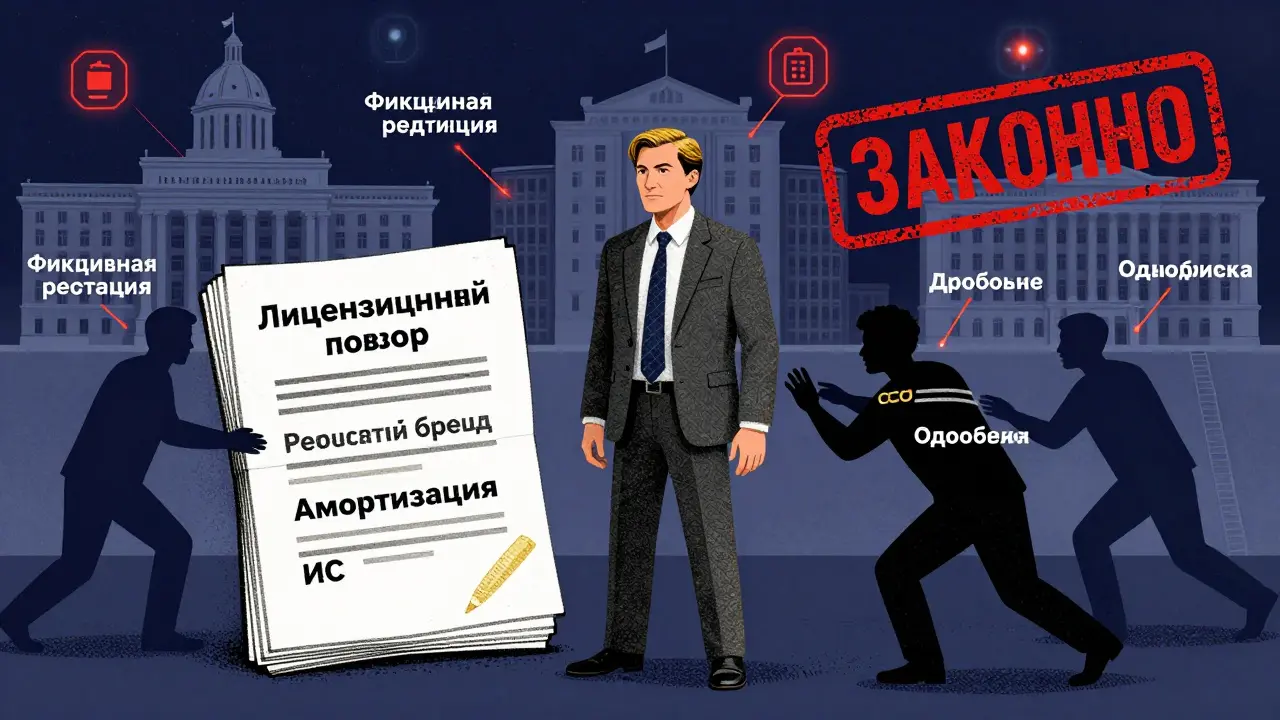 Законный налоговый план побеждает фиктивные схемы в символическом суде с документами и цифровыми узлами.