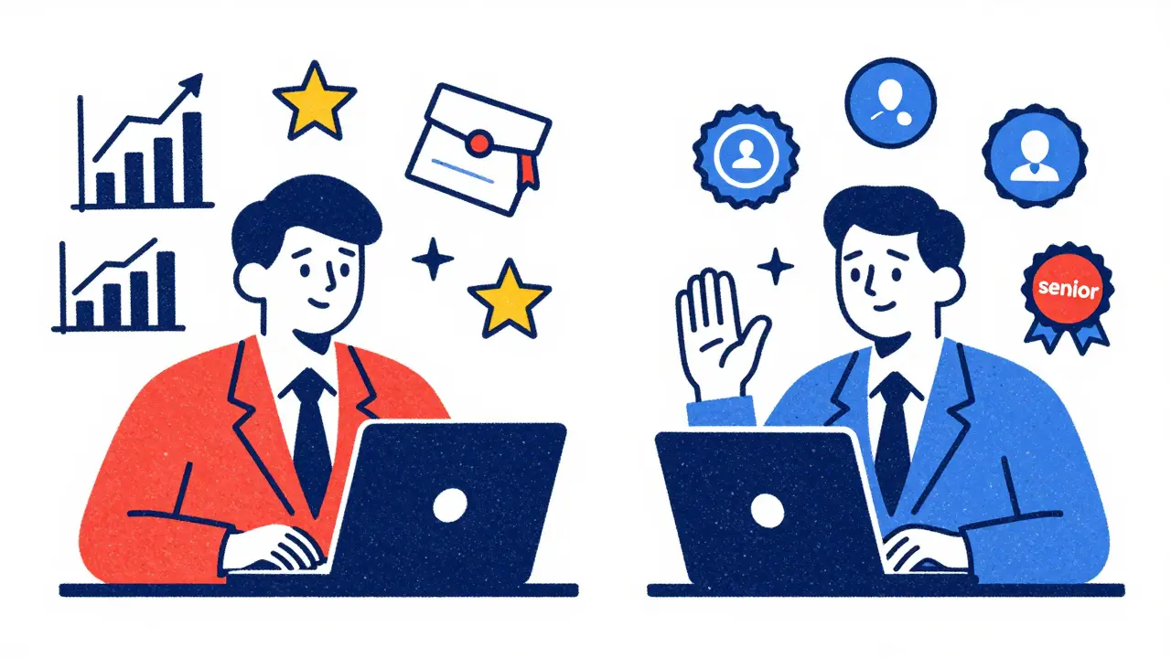 Сравнение профессиональных и социальных критерий сотрудников в стиле ризографии