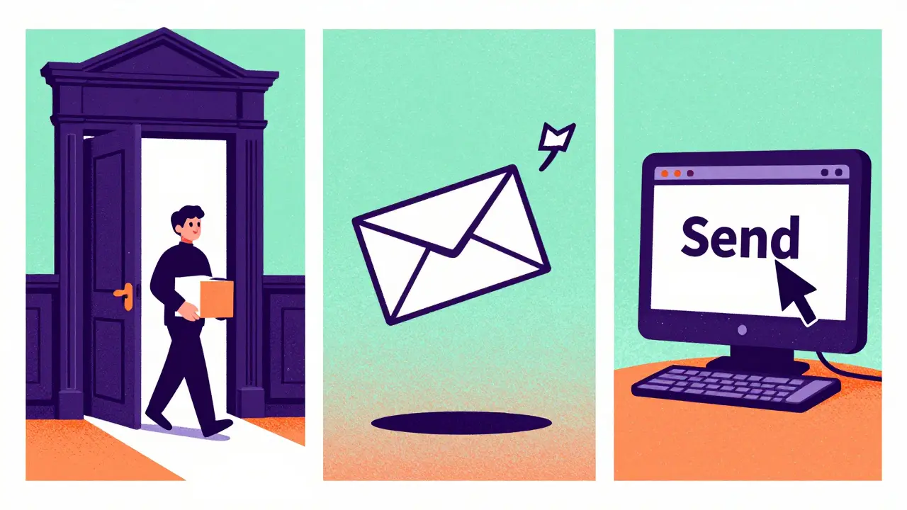 Три способа подачи иска: личный визит, почта и электронная подача