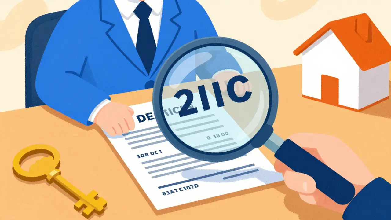 Юрист изучает свидетельства о смерти через увеличительное стекло в стиле ризографии